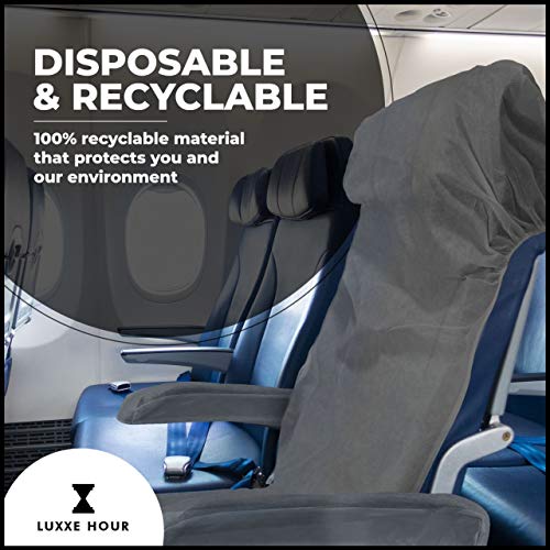 image for A-BOO-BOO BEAR 2 Airplane Seat Covers & 4 Armrest Covers, Travel Essen