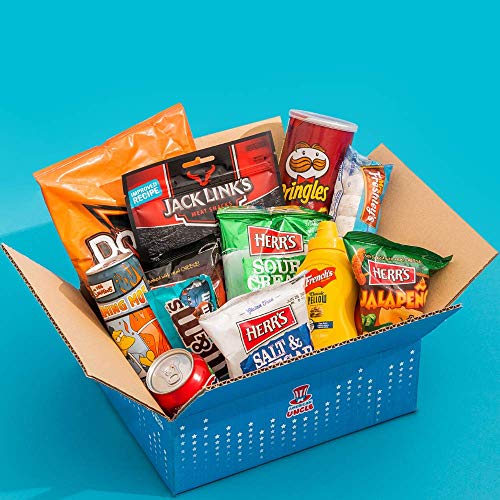 Confezione GRANDE ED ABBONDANTE di SNACK AMERICANI...