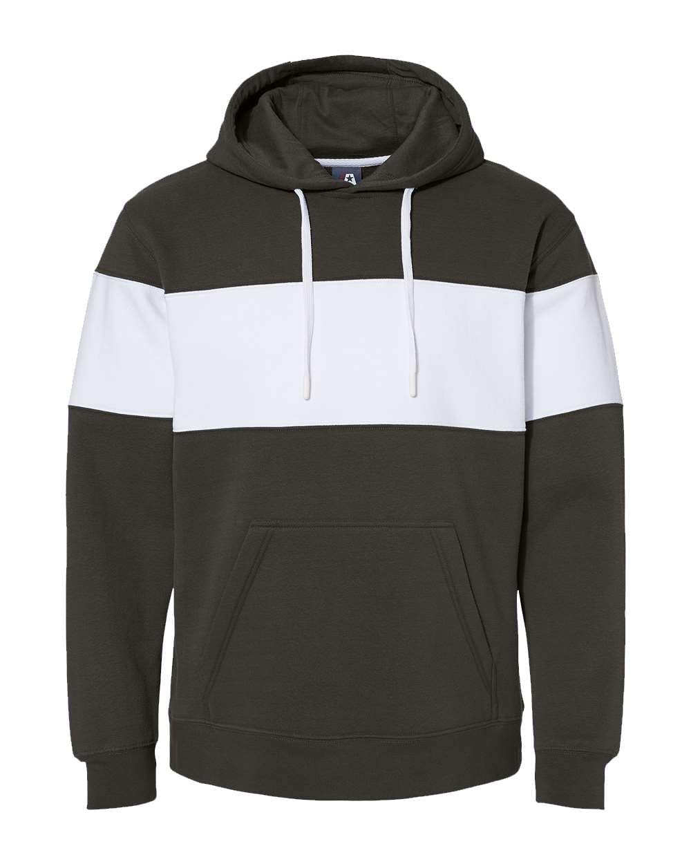 J. America Varsity Fleece Colorblocked Hooded Sweatshirt XS