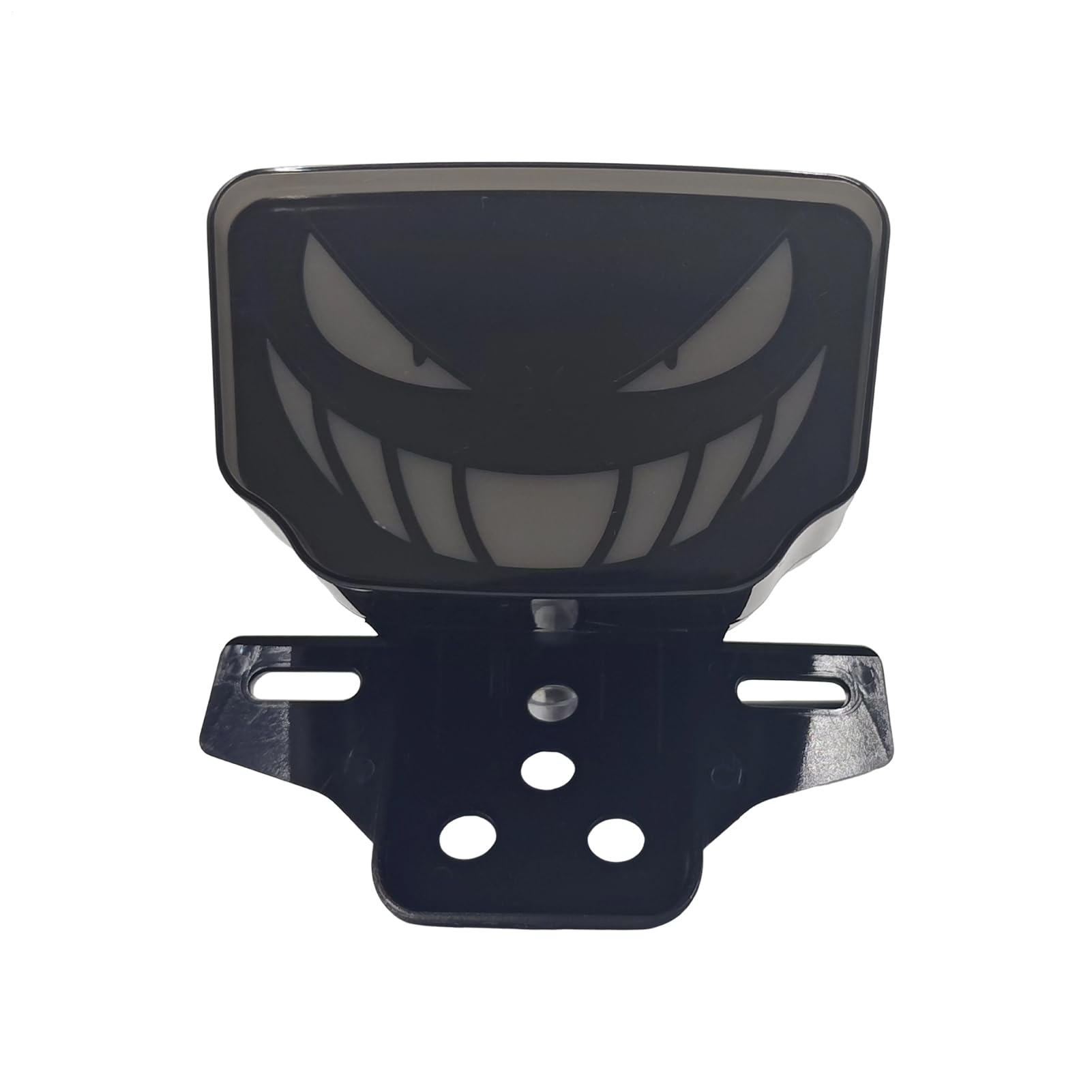 Luz trasera de moto LED de 12V con cara sonriente para modificación 8