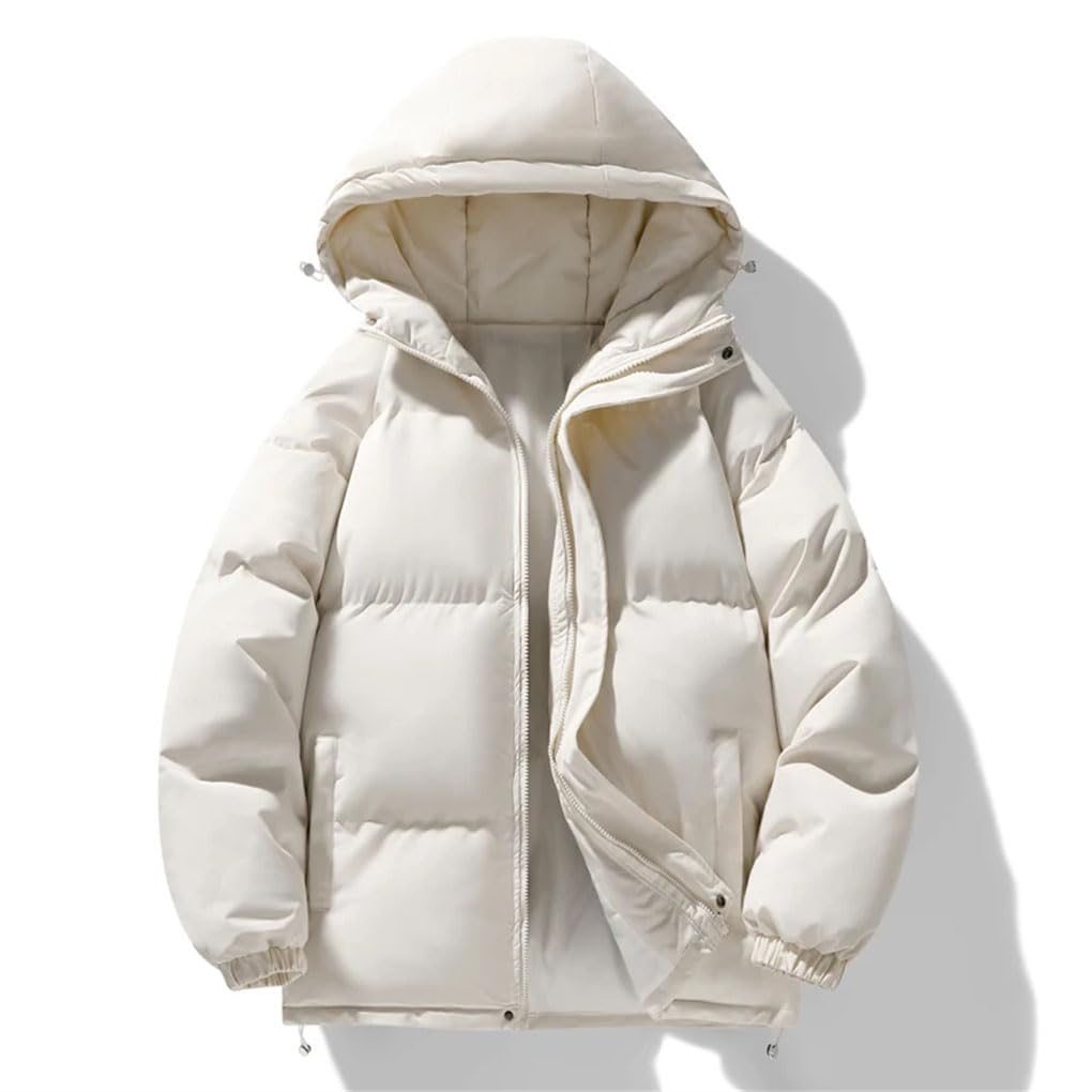 Sill-Like Cotton Top Uomo, Mens Chic Addensare Caldo Parka Trench Outerwear Uomo Taglia