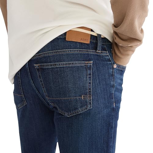 AEROPOSTALE Men's Straight Premium Jean with Coolmax Technology3