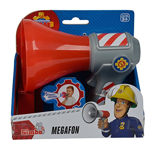 Simba 109258699 Bombero Sam Megáfono de juguete interactivo infantil 16 cm 4