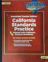 Glencoe Literature California Treasures, California Standards Practice, Annotated Teacher's Edition, Grade 8 0078903246 Book Cover
