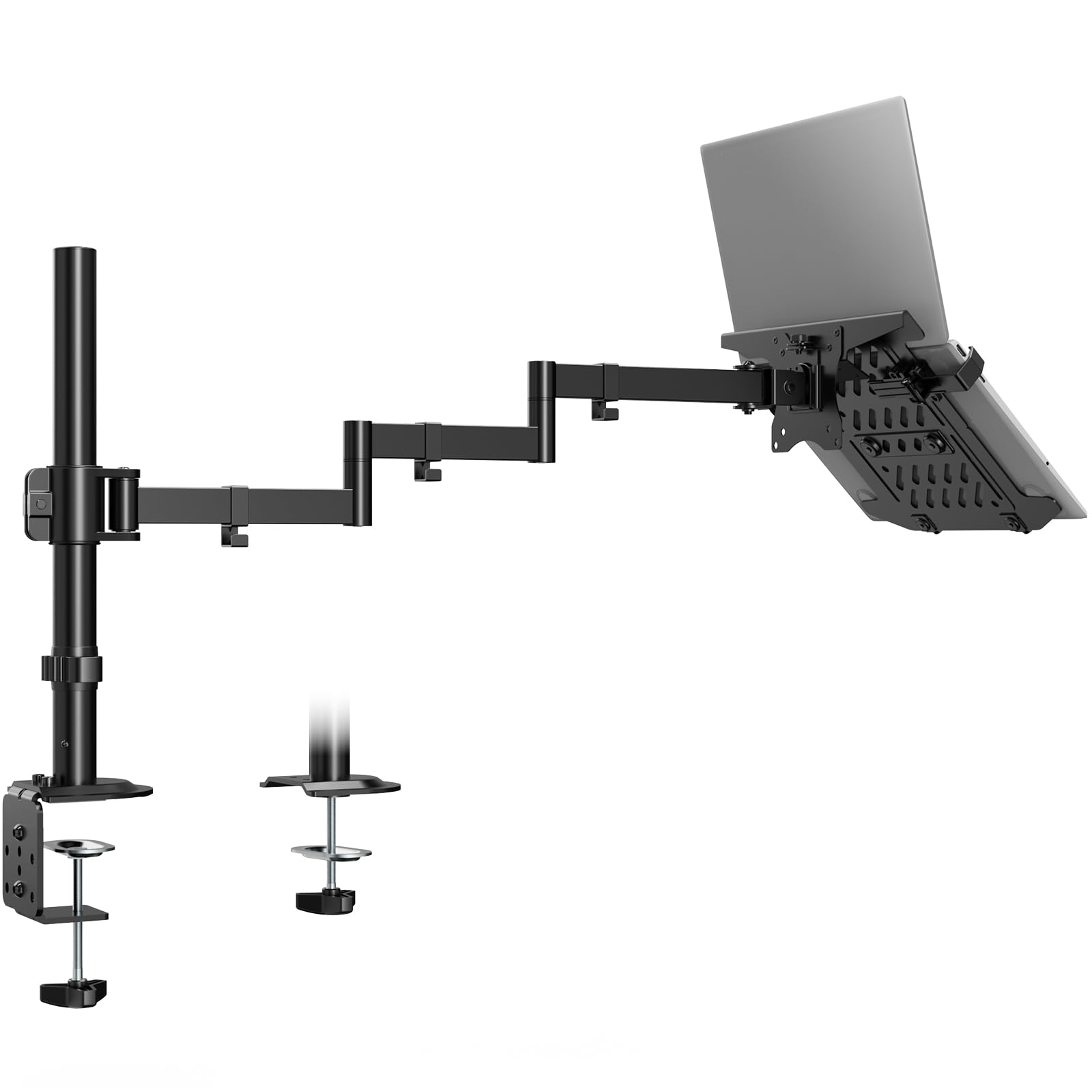 PUTORSEN Laptop Arm Halterung für 12-18 Zoll Laptop & 17-32 Zoll Monitor