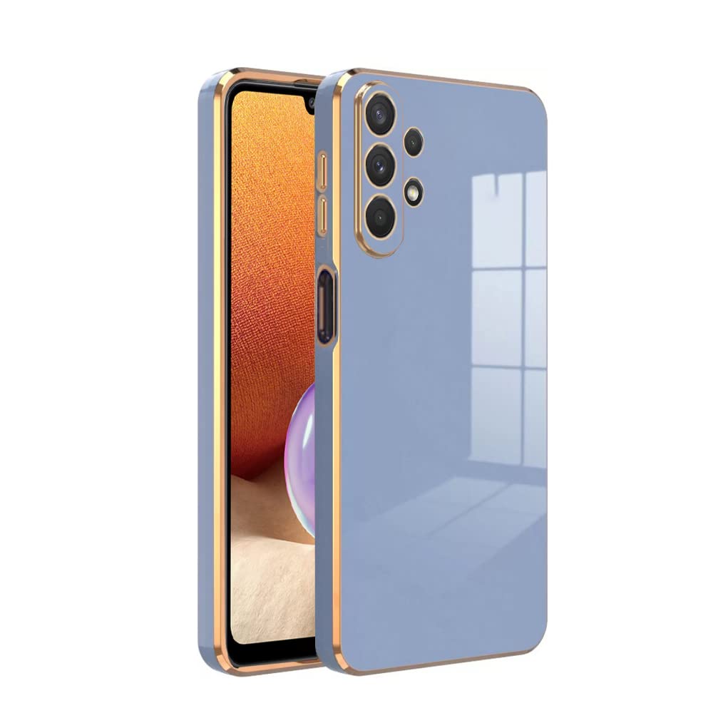 KARWAN®️ Luxury 6D Chrome Back Cover Case Compatible for Samsung Galaxy A32 5G |Slim Shockproof Soft TPU | Raised Lips Protection | Camera Protection | Stylish Back Case and Cover |-Blue (B0BS9P5QJC) Amazon Price History, Amazon Price Tracker