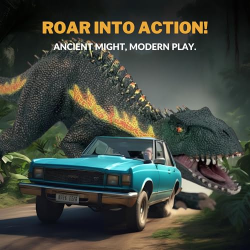 Image of Indoraptor Toy Dinosaur Action Figure, Realistic Indo Raptor Big Dinosaurs Toys for Kids, Indoraptor Dinosaur Toy for Play and Display, Jurassic Dino Toys for Boys & Girls (Indoraptor)