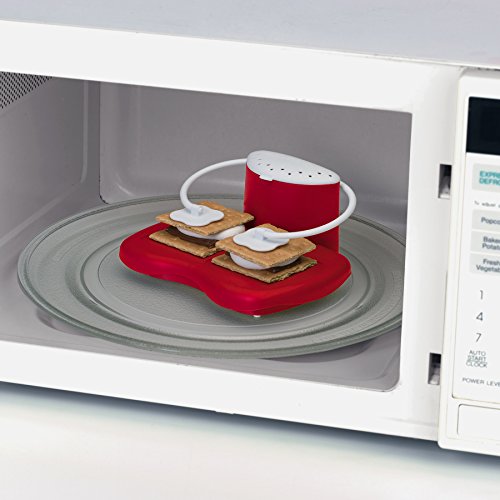 PrepSolutions Progressive International GMMC-680 S'Mores Maker Microwave, red