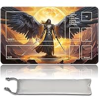 MTG Playmat Jeu De Société MTG Playmat + Sac étanche Libre, Bords Cousus, Pour Les Amateurs De Cartes TCG Playmat MTG Avec Zones (Playmat D'origine) (No Zone, Dragons Of Tarkir Forest