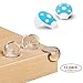 Corner Protectors,Safety Corner Guards(With 2 Pack Silicone Ladybug Angle)Transparent Sharp Corner Guards for Child\ Kid,Safety Bumpers from Edge Furniture around The House By Erhuida (Blue)