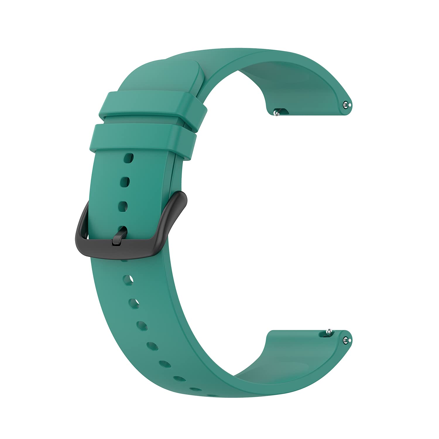 KUTEWEU 22mm Bracelets Compatible with Huami Amazfit GTR 3 Straps,Adjustable Silicone Sports Strap,Replacement Wristband Wrist Armband for Huami Amazfit GTR 2/Amazfit GTR 47mm/GTR 2e (Pine Green) - Image 3
