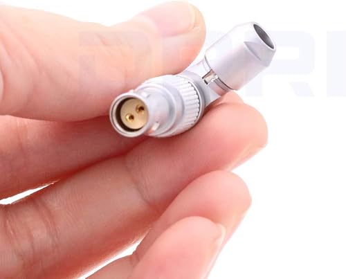 Miniatura 4 de DRRI Conector hembra de ángulo recto adjustible 2 Pin ODU 02 FGJ para cámara ROJA Komodo