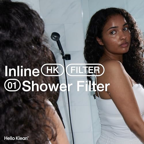 Hello Klean Shower Filter in Beige, Filter Unwanted Metals, Chlorine & Impurities Found in Water - Image 3