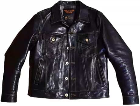 ス*ー様 ホースハイドジャケット　2ndタイプ　黒　ブラック　本革　3XL 馬革 ス*ー様 ホースハイドジャケット 2ndタイプ 黒 ブラック 本革