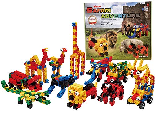 iRiNGO アイリンゴ333ピース 知育玩具 のりもの 動物 おもちゃ 学習玩具 ブロック 音が出るブロック 立体パズル