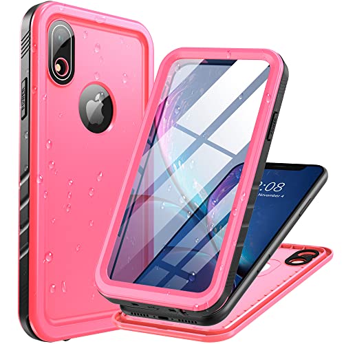 Cozycase for iPhone XR Waterproof Shockproof Case with Screen/Camera Protector