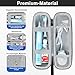 TUNYINSH Toothbrush Travel Case Compatible with Philips Sonicare ProtectiveClean 4100 5100 1100 6100 5300 7500/Oral-B Pro, black, Case