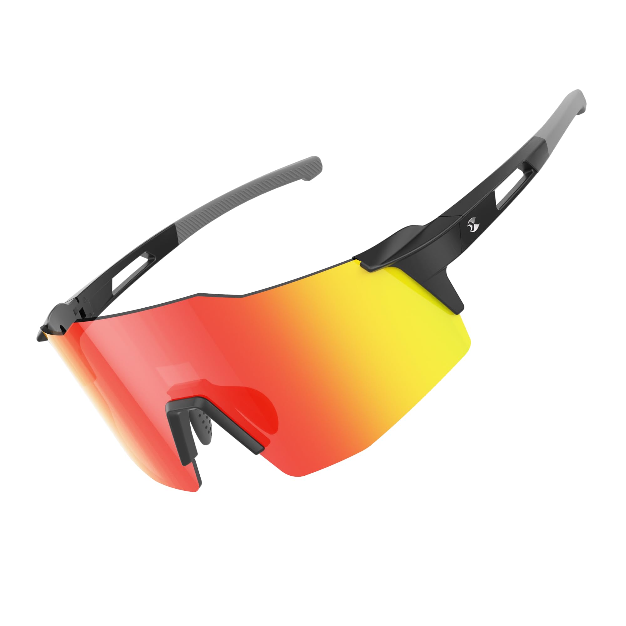 suoso Sportbrille Polarisiert Radsportbrillen Fahrradbrille Schnelle brille für Herren Damen Sport Sonnenbrille UV400 Klar Laufbrille für MTB Rennrad Fahrrad Ski Rave