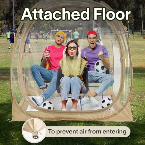 EighteenTek® Sports Pod, Carpa Deportiva Instantánea Pop-Up para 3 Personas, 70" x 70" x 63", Resistente al Agua miniatura 5