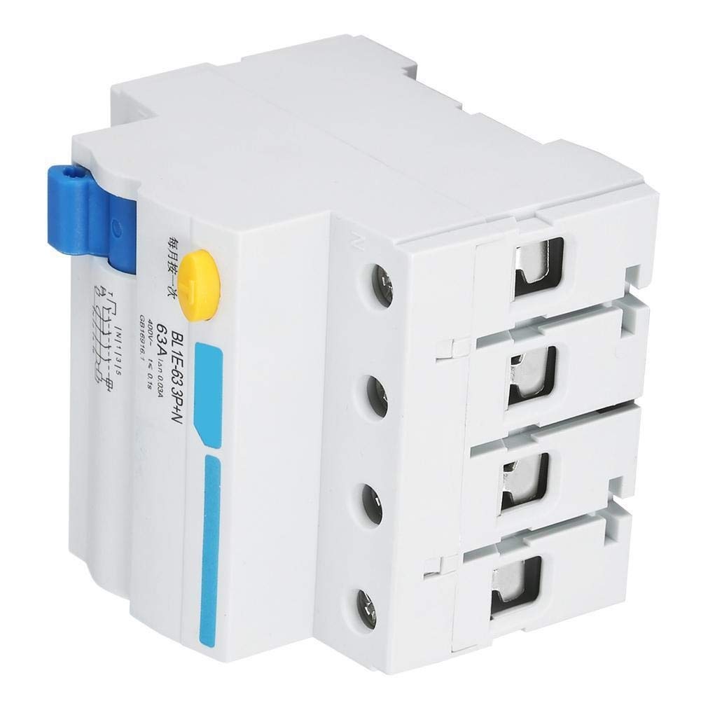 KSTE BL1E-63 3P + N 63A interruptor diferencial de corriente residual de 30 mA Interruptor 400V