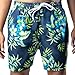 Kanu Surf Men's Big Grenada Extended Size Floral Volley Swim Trunk, Navy, 3X