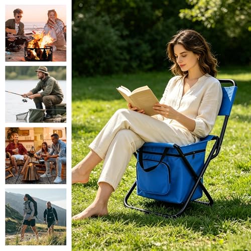 Chaise pliante pour camping extérieur compacte avec sac de transport - 8