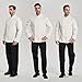OAKVON 1 Pack Men's Chef Pants - Lightweight Elastic Waist Work Pants for Kitchen & Restaurant