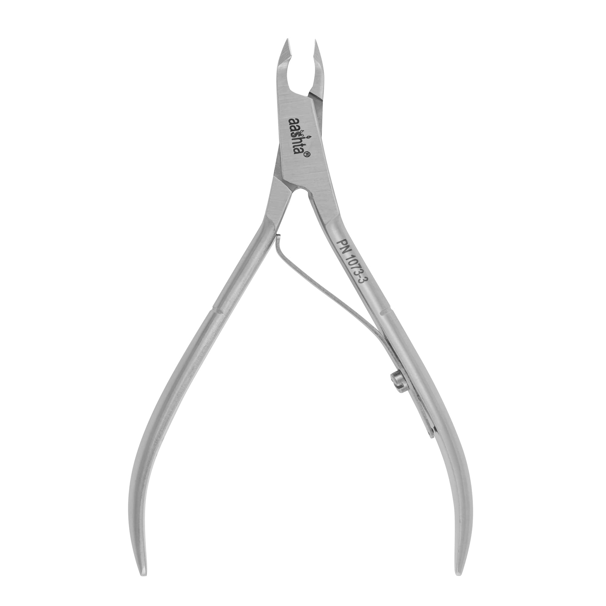 aashta® coupe cuticule, pince cuticules en acier inoxydable pour usage professionnel et domestique long 10cm tip 5mm