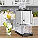 Costzon Electric Ice Crusher, Stainless Steel Ice Shaved Machine w/Large Ice Container, Suction Cups, Quick Heat Dissipation, for Party, Gathering, Home