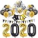 Produktbild Childlike Silvester 2020 Party Deko Set Neujahr Silvesterdeko - Mega Ballons Dekoration - schwarz, Gold Way Lovely Handy