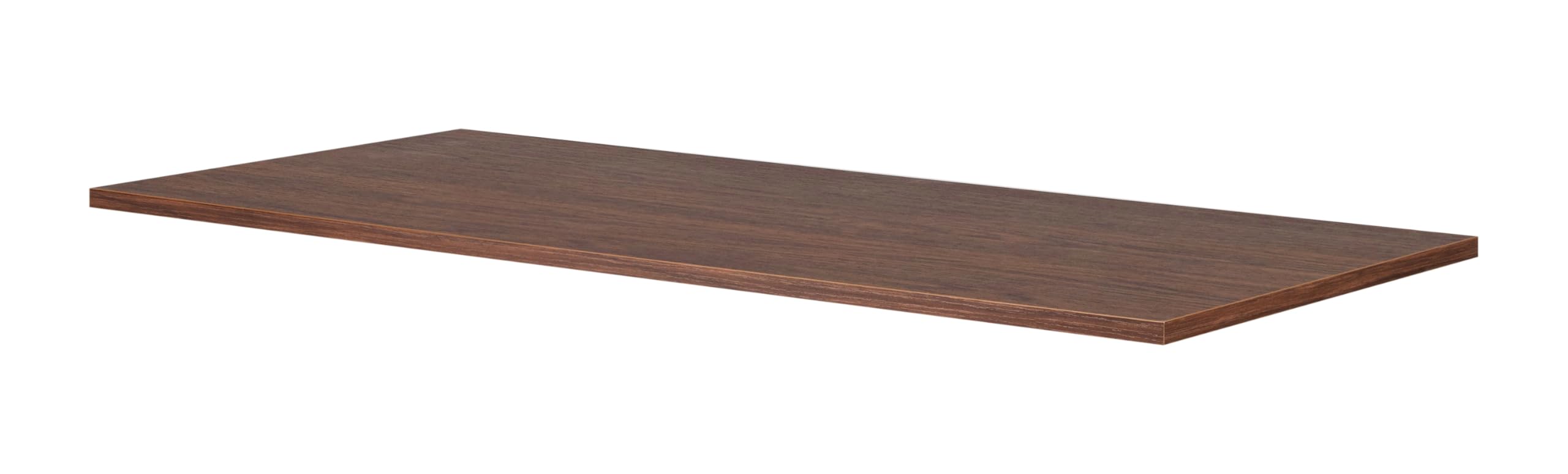 Mobile da bagno sospeso con top, Nero / Noce, 80 x 58,6 x 46 cm