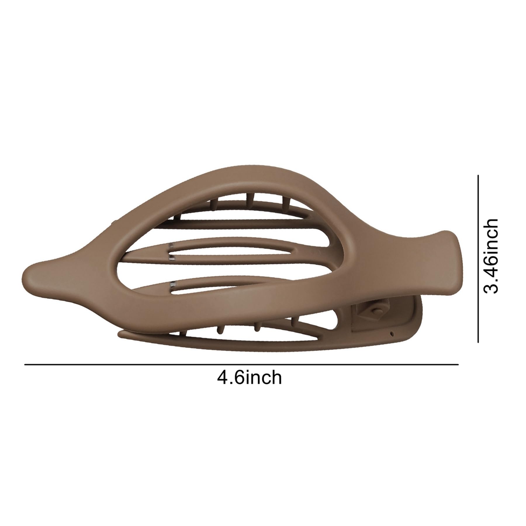 French Concord flache Haarspangen, starker Halt, Haarklammern für Damen und Mädchen, dünn, dick, lockig, glatt, 7 Stück, oval, 7 Stück