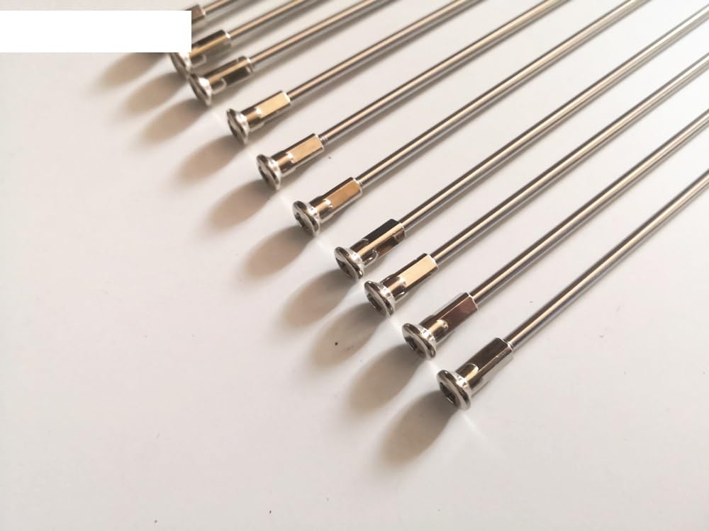 Raggi Bici 36 Pezzi/Lotto 9G Diametro 3,5 mm X 100-225 mm mm Raggi for Bici Fuoristrada retrofit 304 Acciaio Inossidabile Raggi for Ruote for motociclette E-Bike