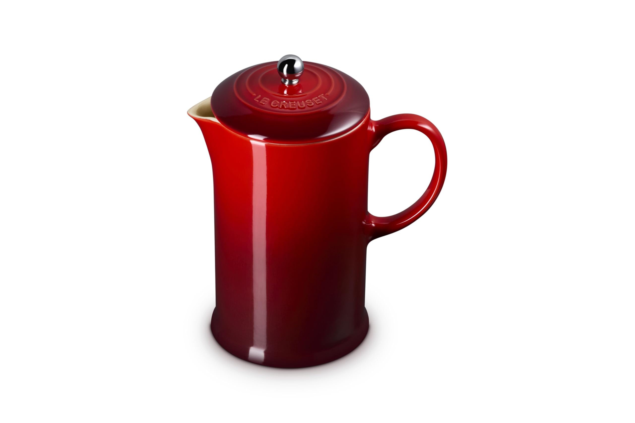LE CREUSET Stoneware Cafetière French Press with Stainless Steel