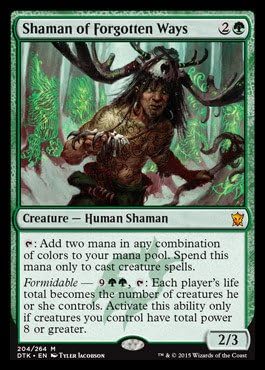 Magic The Gathering - Shaman of The Forgotten Ways (204/264) - Dragons of Tarkir
