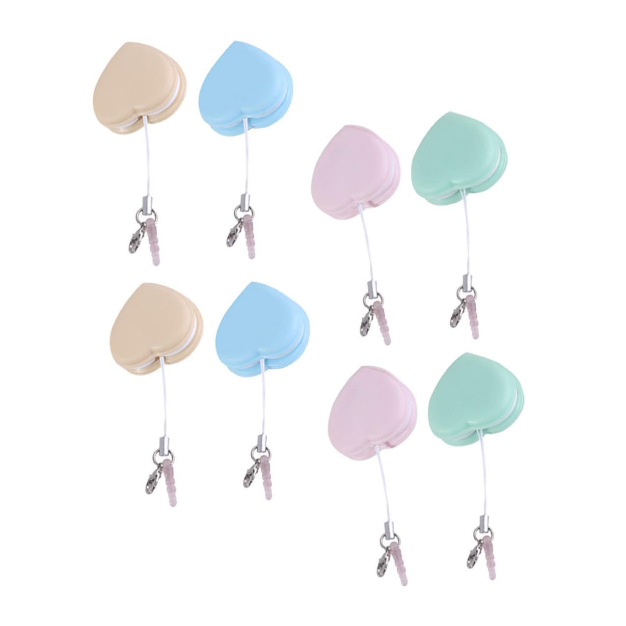 24 Pièces Lingettes Nettoyantes Écran Silicone Souple pour Téléphone Portable Nettoyage Réutilisable Double-Face avec Design Mode