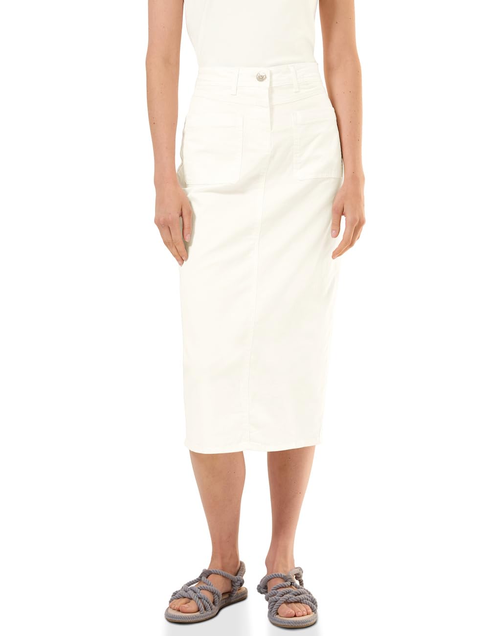 Cecil Damen Midi Jeansrock