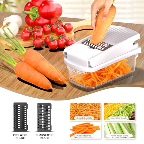 Cortador y rallador multifunción 15 en 1 para verduras miniatura 2