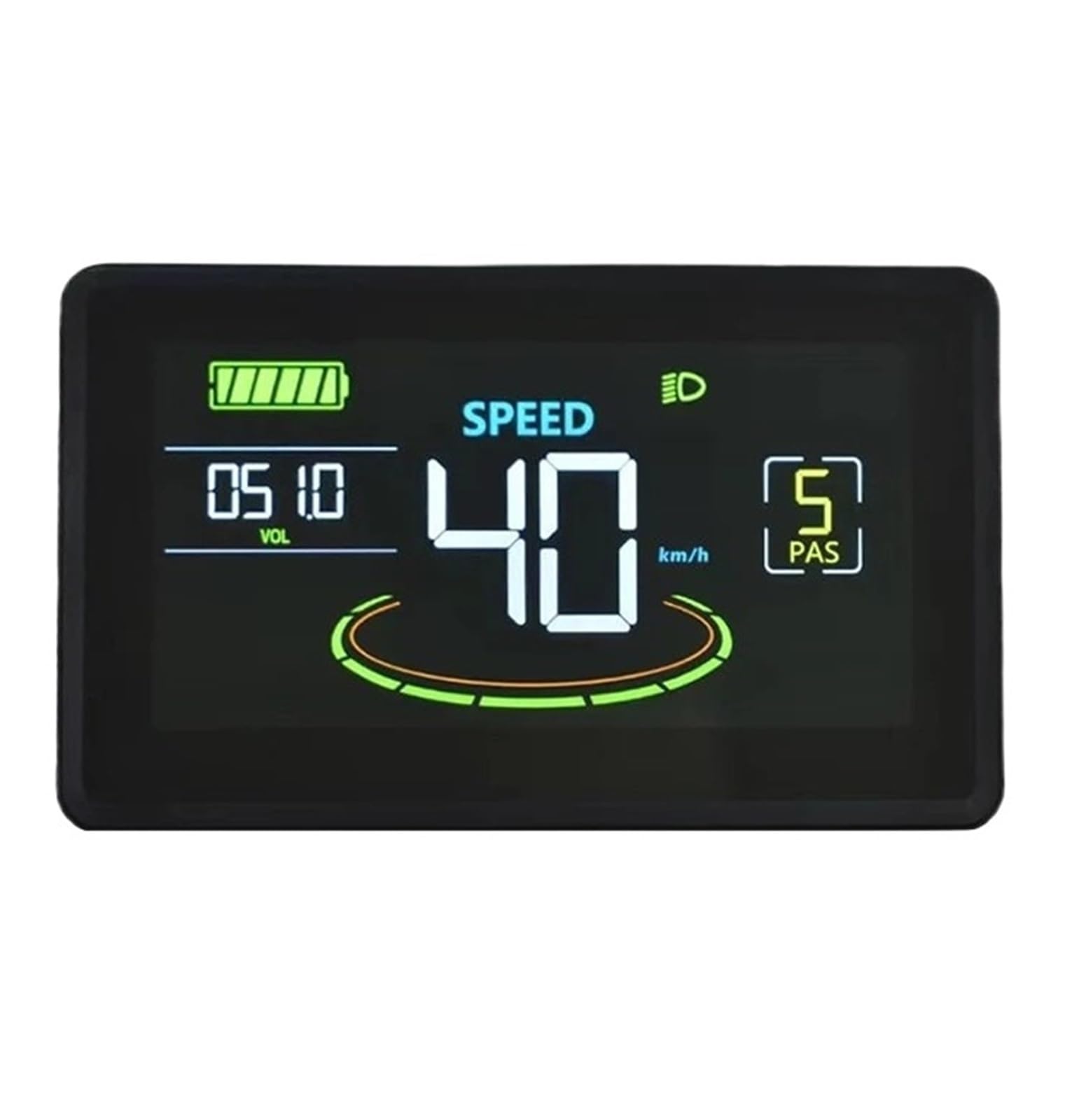 Wyświetlacz Roweru Elektrycznego, Licznik Rowerowy H6C LCD Przebiegu Prędkościomierz