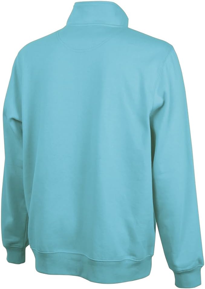 Charles River Apparel Unisex Crosswind Quarter Zip, Mens and Womens Soft Cotton Blend Sweatshirt