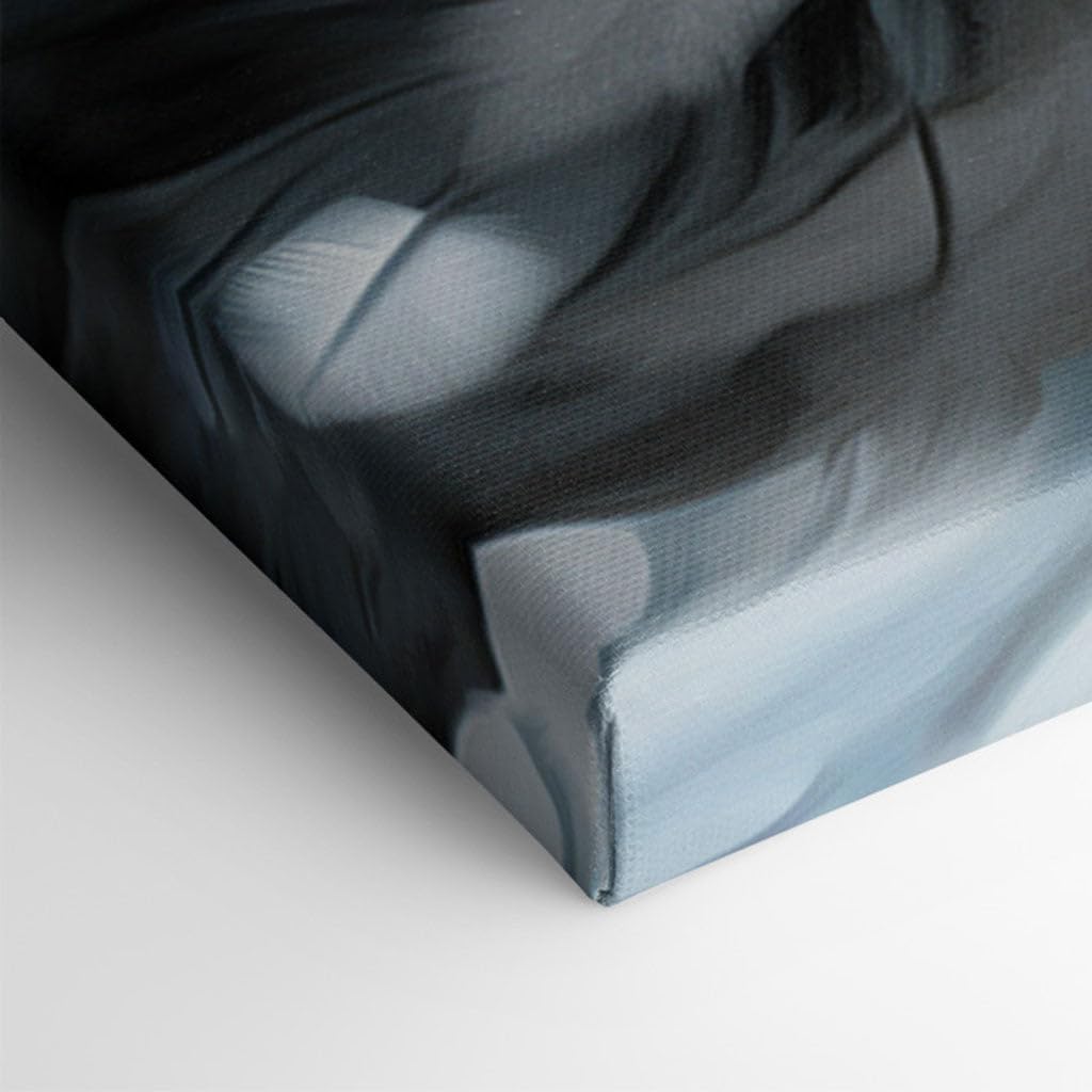 Canvas for Living room. Whispers of Tradition An Ethereal Portrait of Serenity, 27 x 18 inch Canvas Wall Art - Contemporary Masterpieces - Modern Home Decor