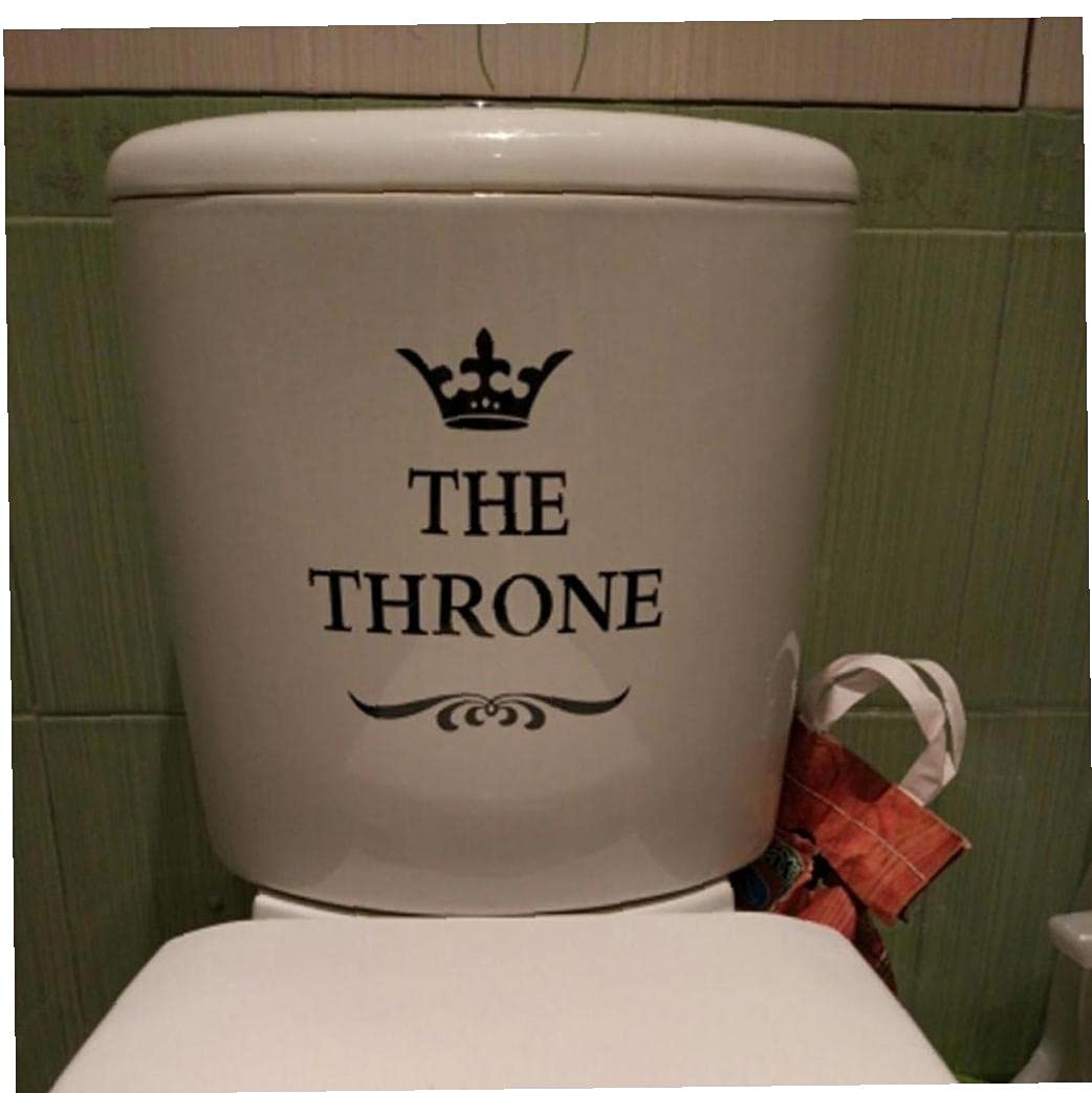Pinicecore Toilet Sticker Vinyl Funny Interesting Toilet Wall Sticker Bathroom For Home Decor Decal Poster Background Stickers