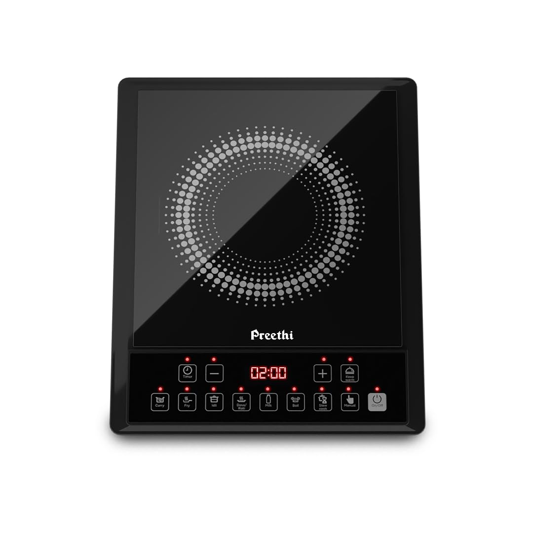 Preethi Indicook IC124 2100W Induction Cooktop – Black