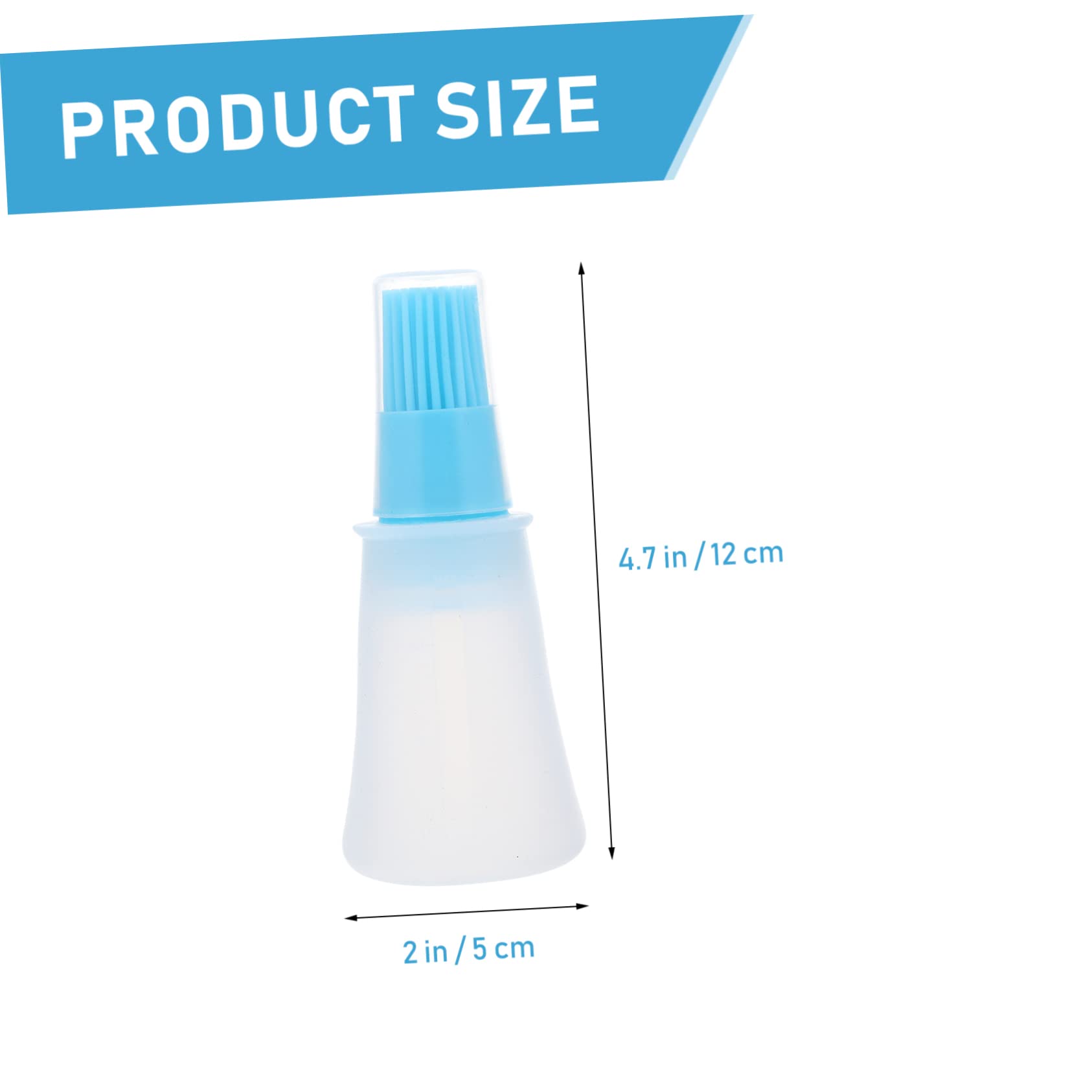 ABOOFAN Silicone Oil Brush Dispenser Bbq Basting Brush for Kitchen and Outdoor
