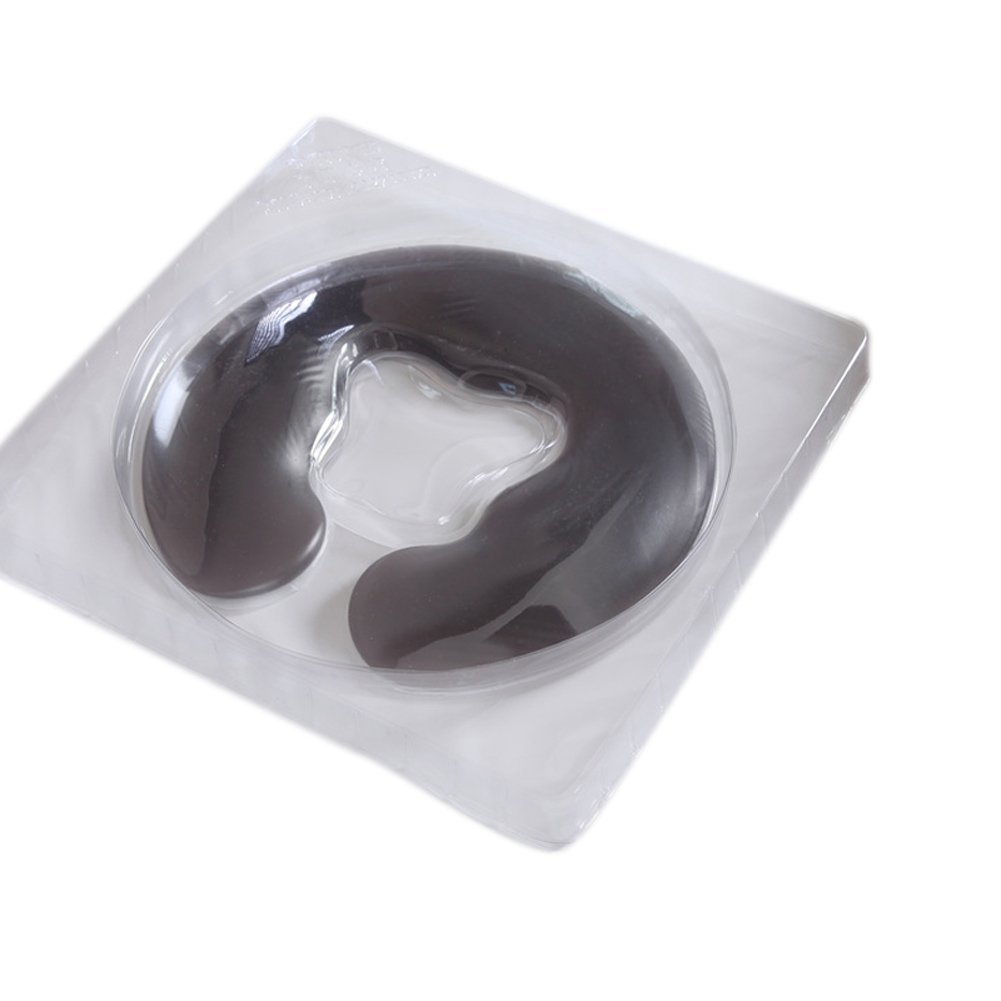 Venus valink Cuidado Salud Silicona SPA Forma de u Almohada SPA Almohadilla Gel Cara Descanso Masaje Corporal Cuna Cojín Almohadilla Suave Almohada Tapete - Marron
