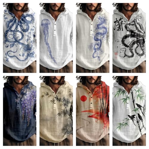 Long Sleeve Shirts for Men Fishing Workout Golf Henly Sweatshirt SunY2K Funny Shirts Casual Oversized Hoodie3