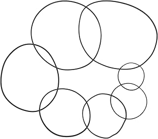 UKCOCO 4 Packs Repeater rubber square rubber band cassette tapes Logger Walkman recorder Recorder recorder maintenance belt square belt tape recorder recorder square rubber belt cassette