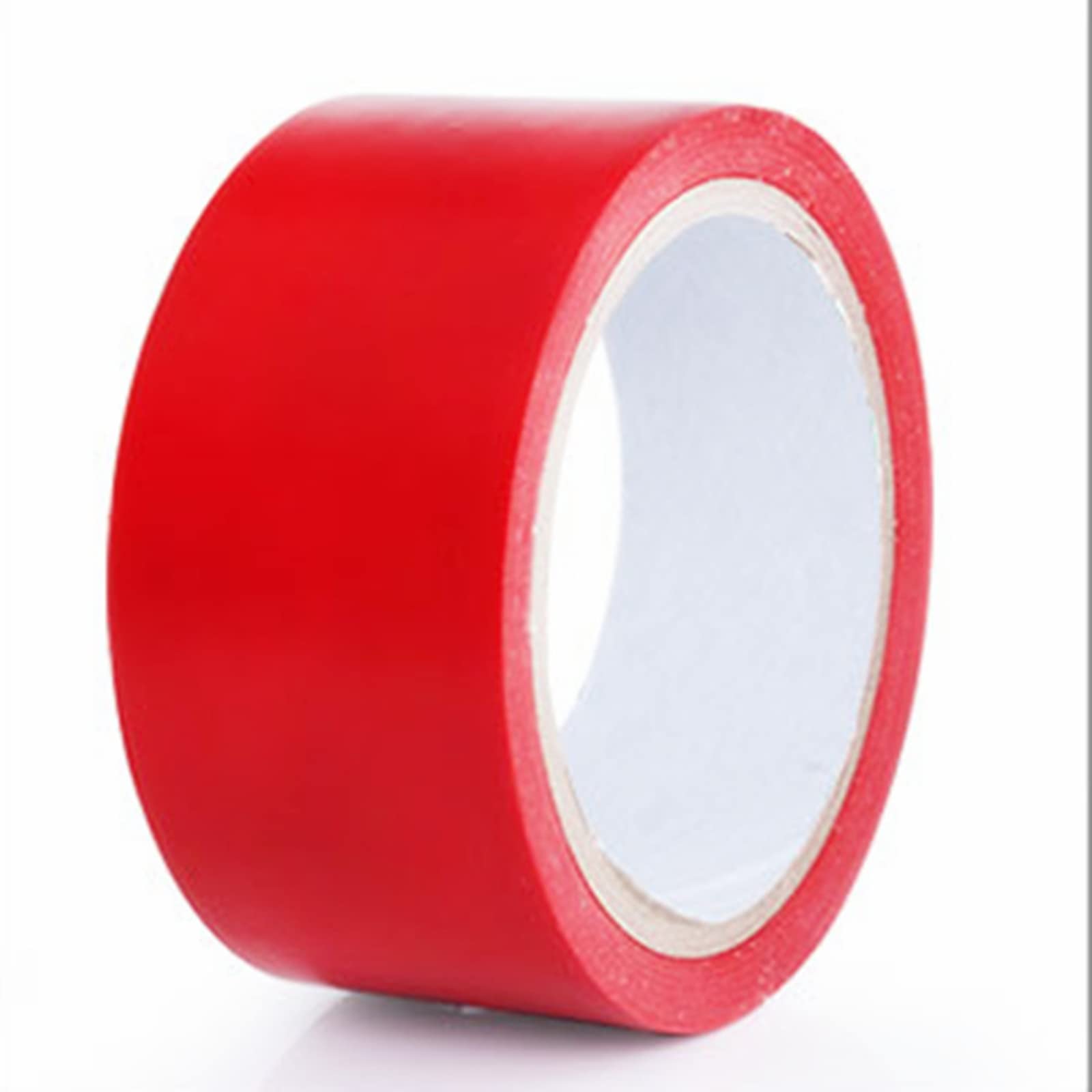 Cinta reflectante de seguridad, Cinta adhesiva de señalización peligro 10 cm x 15 m, cinta PVC for precaución(Red)
