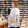 WZMPA Twice Fans Tote Bag K-POP Lover Gift Korean Group Music Reusable Grocery Bag Kpop Concert Merchandise (TW Book TG) #4