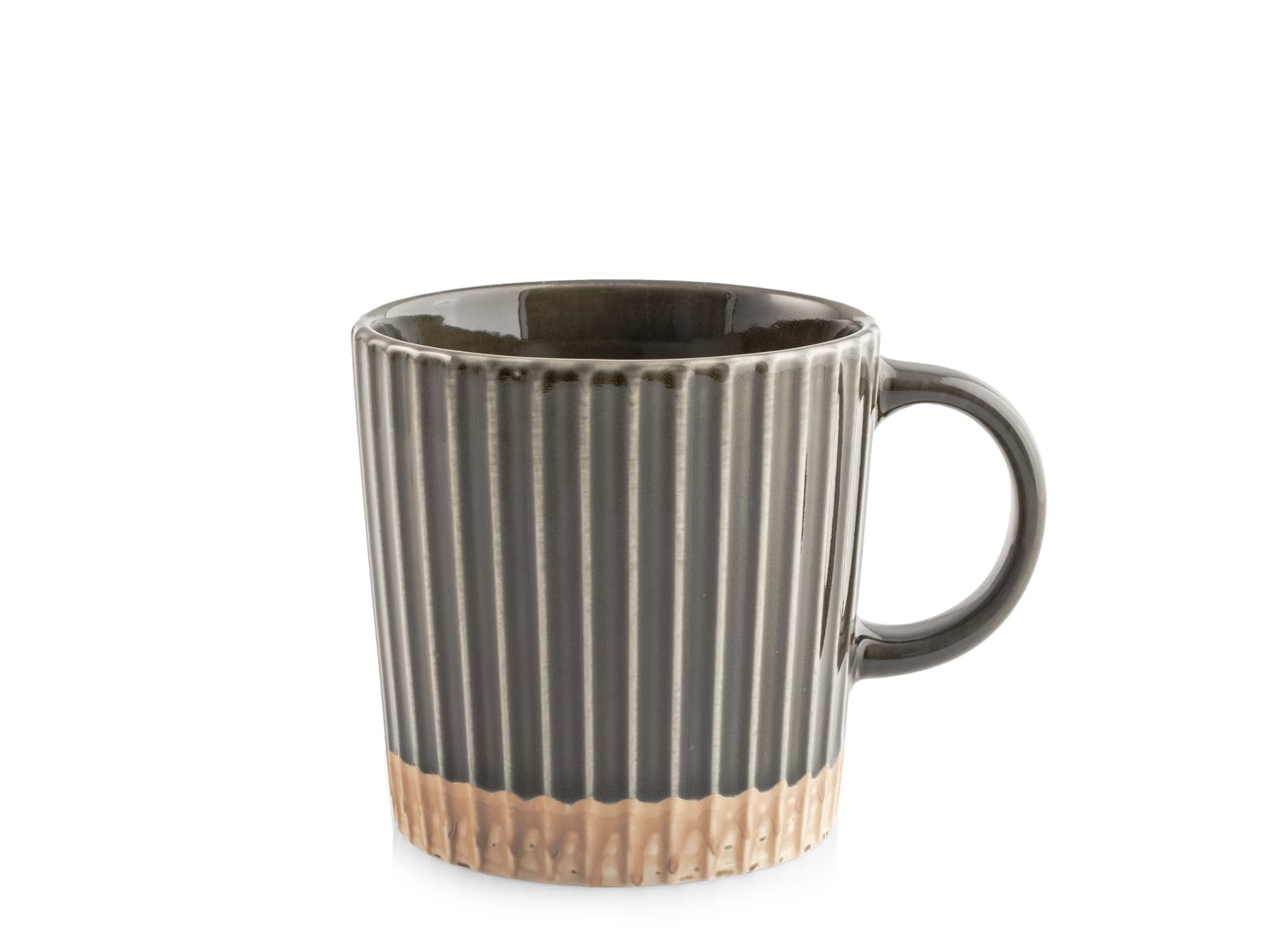 H&H Lot de 6 tasses Jumbo Land in New Bone China – 400 cc – Couleurs assorties – Grandes tasses de petit-déjeuner ou de tisane – Lavables au lave-vaisselle – Passe au micro-ondes